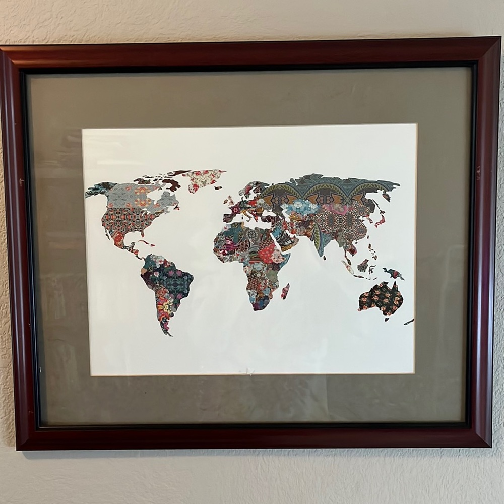 Louis Armstrong Told Us So Collage Floral Botanical Art Print